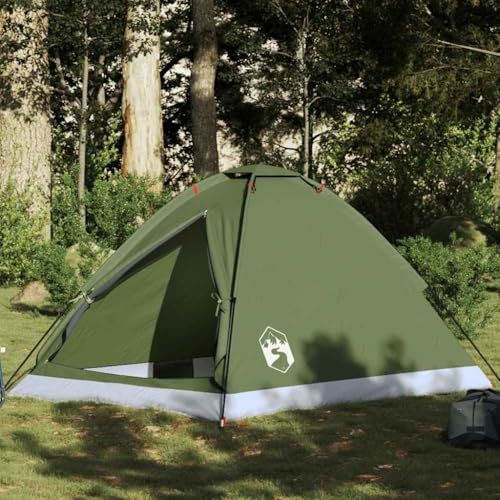 Xichuzi Kuppel-Campingzelt 2 Personen Olivgrün Wasserdicht, Caming Zelt, Camping Tents, Camping-Zelt - 4009633