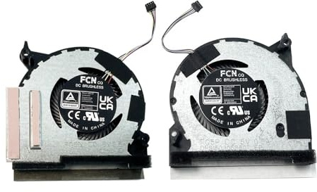 HSSDTECH 5V CPU & GPU Dual Fan Kit Laptop-Lüftermodul Ersatzteil für ASUS ROG Ally RC71L DFS5F22B049546 DFS150305B60T Laptop Fan Module