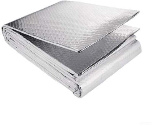 Radiator Reflector Panels, 60cmx3m Double-Layer Aluminum Bubble Foil Insulation Heat Thermal Reflector Panels Insulation Roll
