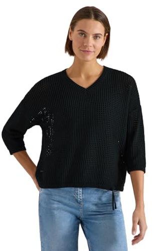 Cecil TOS_Crochet V-Neck