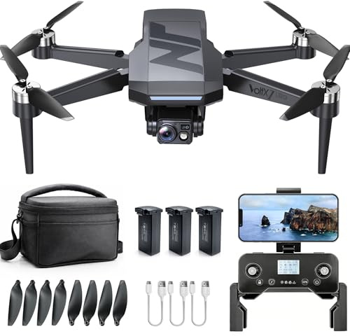 3-Axis Gimbal GPS Drone with Camera 4K, 90-Min Long Flight Time, 1000m Control Range, Auto Return, Auto Follow, Brushless Motor, X7-UK-260522-1