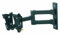 AVF Multi Position Monitor Mount - Extendable Wall Bracket Upgraded For TVs and PC Monitor Screens up to 32 & 15kg - Universal VESA up to 100x100 - All Fixings Provided - Black - EL104B