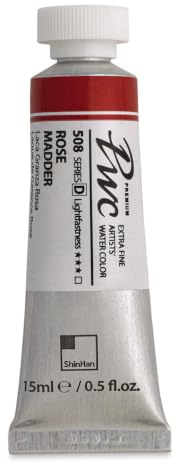 ShinHan : Premium Extra Fine Watercolour Paint : 15ml : Rose Madder : 212