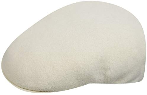 Kangol Unisex Wool 504 Flache Kappe, weiß, XXL