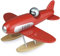 Vilac - 2329R - Véhicule Miniature - Hydravion en Bois - Fabriqué en France - Rouge