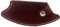 Ulu Messer aus echtem Leder, hochwertige Scheide, dunkle Farbe, für Inupiat Messer