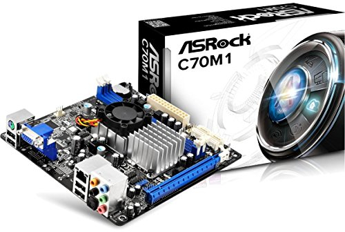 ASRock C70M1 Mainboard Sockel (HD6290, VGA, SND, GLN, SATA III, DDR3 Speicher)