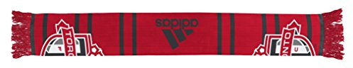 adidas MLS Toronto FC Halftime Jacquard Schal, rot, Einheitsgröße