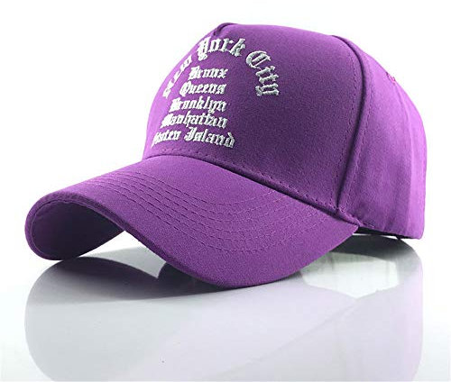 rdsji Berretto da baseball con lettere, viola