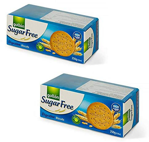 Paquete de 2 GULLON SUGAR FREE BISCUITS (bursitis digestiva)