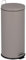 KITCHEN MOVE Poubelle de cuisine à pédale basique chic cylindrique 30L URBAN Taupe mat en acier inox avec seau, Ø 29 x H 66 cm