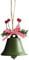 Facynde Weihnachtsglocke Hutschenreuther Klassische Weihnachtsbaumverzierung Eisen Kunststoff Ornament Weihnachtsschmuck Glöckchen Baum Glocke 12x5,5x5,5cm 20g Weihnachten