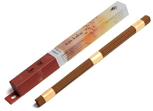 Räucherstäbchen 35 Stück Shoyeido Daily Incense Sticks Rauchstäbchen aus Japan aus Natürlichen Stoffen Raucharm Low Smoke Natur & Tradition (Kinkaku (Goldener Pavvillion))