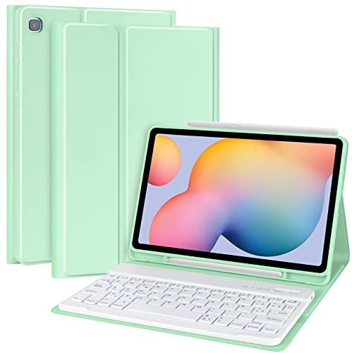 TQQ Teclado iPad 10 Generación, Funda iPad 10 Generación con Teclado (QWERTY Español Ñ), Ultra Delgada, Retirable y Conexión inalámbrica Bluetooth, Compatible con iPad 10a generación 10,9 2022