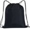 Artexia Turnbeutel Sportbeutel Gym Sack Sport Gymnastik Schwimmen Tasche Kordelzug Gym Wasserdicht Reise Schuhe Schule Kindergarten Kinder Erwachsene Unisex (Schwarz)