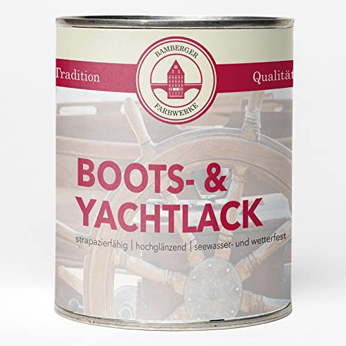 Bamberger Farbwerke Bootslack Yachtlack Holzlack Klarlack (375ml, Transparent)