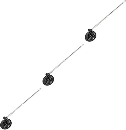 Sosoport 3 Stücke Saugnapf Fahnenmast Halter Halter Halter Outdoor Fahnen Outdoor Decor Saugnapf Fahnenmast Fahnenmast Halter Auto Fahne Fenster Clip Auto Fahnenhalterung Saugnapf Flag