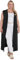 eyes Womens Ladies Sleeveless Maxi Long Length Boyfriend Women Cardigan Collared Top Floaty Duster Jacket Coat Blazer Stretchy Plus Size Cardigans Waistcoat Black UK 12-14