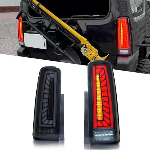 Archaic Rückleuchten kompatibel mit Suzuki Jimny JB23 JB43 2005–2017, Paar,Kein E-Prüfzeichen