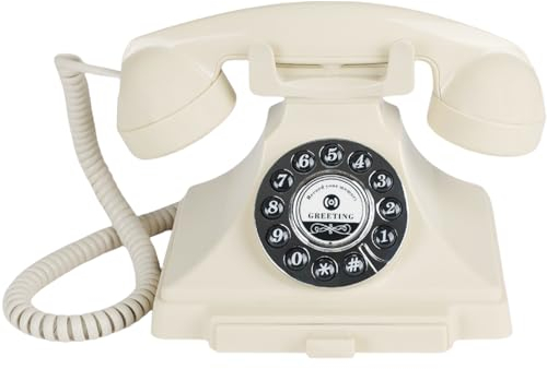 GFDQNABM Audio Gästebuch Hochzeitstelefon (Off-White), GFD1929