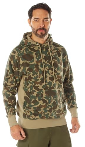 Rothco X Bear Archery Fred Bear Camo Every Day Hoodie - Camouflage Pullover Hooded Sweatshirt, Fred Bear Camo, Large