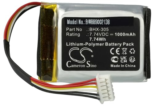 vhbw Akku kompatibel mit DJI Osmo Mobile 5, Osmo Mobile 6, OM5 Gimbal-Stabilisator, Einhandgimbal-Stabilizer (1000 mAh, 7,74 V, Li-Polymer)