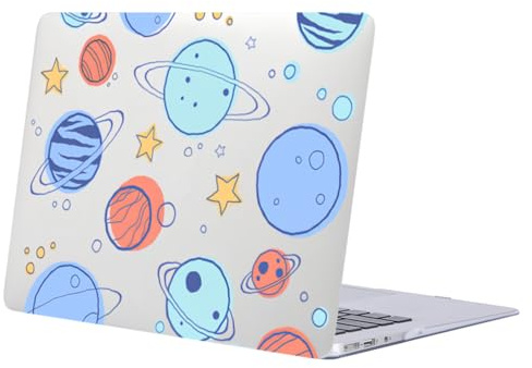 FFBOFFC Laptop Cover Compatible with MacBook Air 13.6 inch Case 2024 2022 Model A2681 M2 A3113 M3 with Liquid Retina Display & Touch ID, Plastic Hard Shell Case Protective Cover, Planets