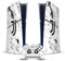 Head Case Designs Licenza Ufficiale Juventus Football Club White Marble Arte Vinile Sticker Gaming Pelle Adesivo Compatibile con Playstation 5 PS5 Slim Digital Edition Console & DualSense Controller