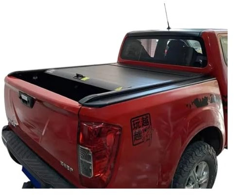 Aluminiumlegierung versenkbare Rolldeckel Pick-up-Ladeflächenabdeckung Tonneau-Abdeckung Kompatibel for Nissan Navara Np300