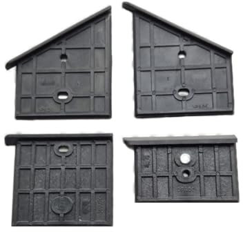 4x GÜDE GHS 530/8 TED Gleitplatten Führungsplatten passend für Holzspalter Oben