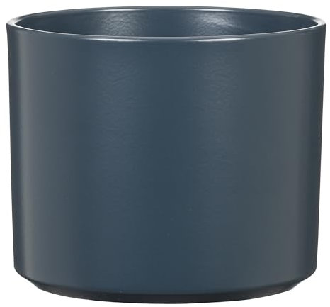 Scheurich Monaco - Pot de fleurs en céramique - Bleu profond - 27,8 cm de diamètre - 25,8 cm de haut - 19,9 litres - Volume :