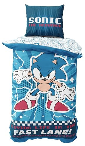 Bettwäsche 135x200, Bettwäsche 80x80 + 135x200, Kinder Teenager Bettwäsche aus Microfaser, angenehm & weich (Sonic)