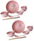 Ipetboom 1Juego Conjunto de Vajilla Creativa de Cerámica Japonesa Rosa Set de Cubiertos para Hogar Incluye Cuencos Platos Tazas Cucharas y Palillos