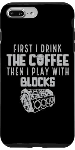 I still play with blocks Engine Enginemen Funny Coffee Lover Case for iPhone 7 Plus/8 Plus