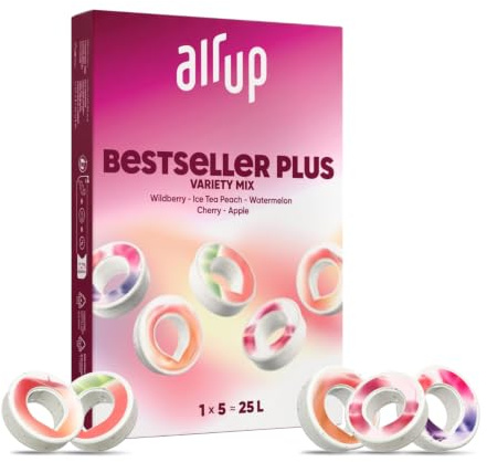 air up pod Selezione Plus, 5 pod in 5 Gusti per 25L d'Acqua