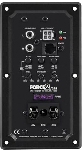 ESX FORCE2/325 - Aktiv-Modul für Gehäusesubwoofer mit 325 W RMS