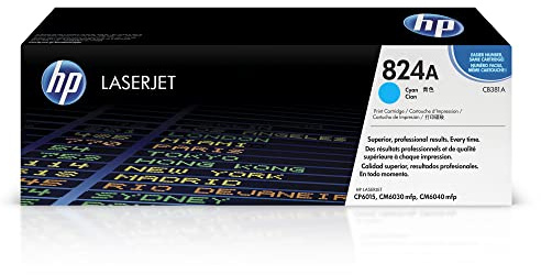 HP 824A (CB381A) Blau Original Toner für HP Color Laserjet CP6015, CM6030, CM6040, cyan