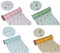 alles-meine.de GmbH 15 m * 29 cm - Deko Stoff zum Schulanfang - BLAU - ideal z.B. Tischdeko zum Schulbeginn - mit Zuckertüten ABC - Tischdecke Chiffon durchsichtig - Creapop Deko..