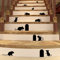 Winhappyhome Schwarz Mouse & Loch Stair Aufkleber Schlafzimmer Wohnzimmer Hintergrund Home Decor Removable Aufkleber Dekoration Abziehbild
