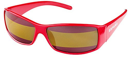 Piersando Sonnenbrille Brille Fahne Fussball EM & WM Länderflagge Augen Fanartikel Land Flagge Spanien