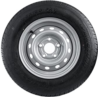 Verstärktes Anhänger Rad 165/80 R13C 96/94N mit UNITRAILER 4.5Jx13 H2 5x112 ET30 – Reifen für Wohnwagen, Komplettrad 13 Zoll 675 kg