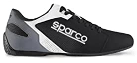 Sparco Slippers SL-17 schwarz weiß Größe 39