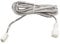 4 Pack | 2m LED Driver Extension Cable | Lighting Accessories Lead | White Power Extend/Join Wire | Kitchen Spotlighting Cabinet Strip Mains Lights
