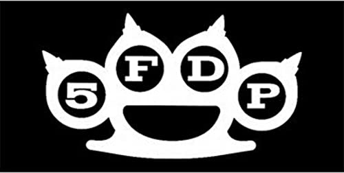 Five Finger Death Punch, 5FDP ausgesprochen Strandlaken, Schwarz, 75,0 x 150,0 cm
