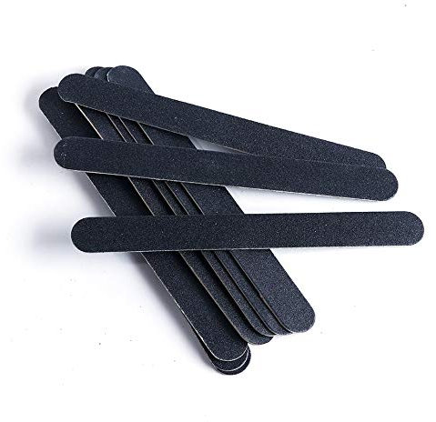 10 piezas limas de uñas de madera tira de arena de uñas tablas de esmeril pulido de uñas manicura herramientas de pedicura herramienta para el cuidado de las uñas doble cara 180/240 grano artlalic