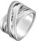 JETTE Damen-Damenring 50 Zirkonia 53, Silber 32005353