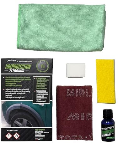 Kit Ravviva e RIgenera plastica Walmec VAE PROTECTION TITANIUM, Trasparente, 15 Grammi