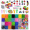 Loom Bands Kit,Rubber Bands Kit for Girls Boys 31 Colors with Charms Beads Friendship Bracelet Making Kit DIY Weaveing Bands Set