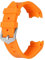 Kai Tian 18mm silicone Universal Bend bracelet Orange pour hommes bracelet pour femmes
