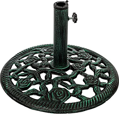 STILISTA Pied de Parasol en Fonte pour tiges de 38/48mm, différentes Couleurs
